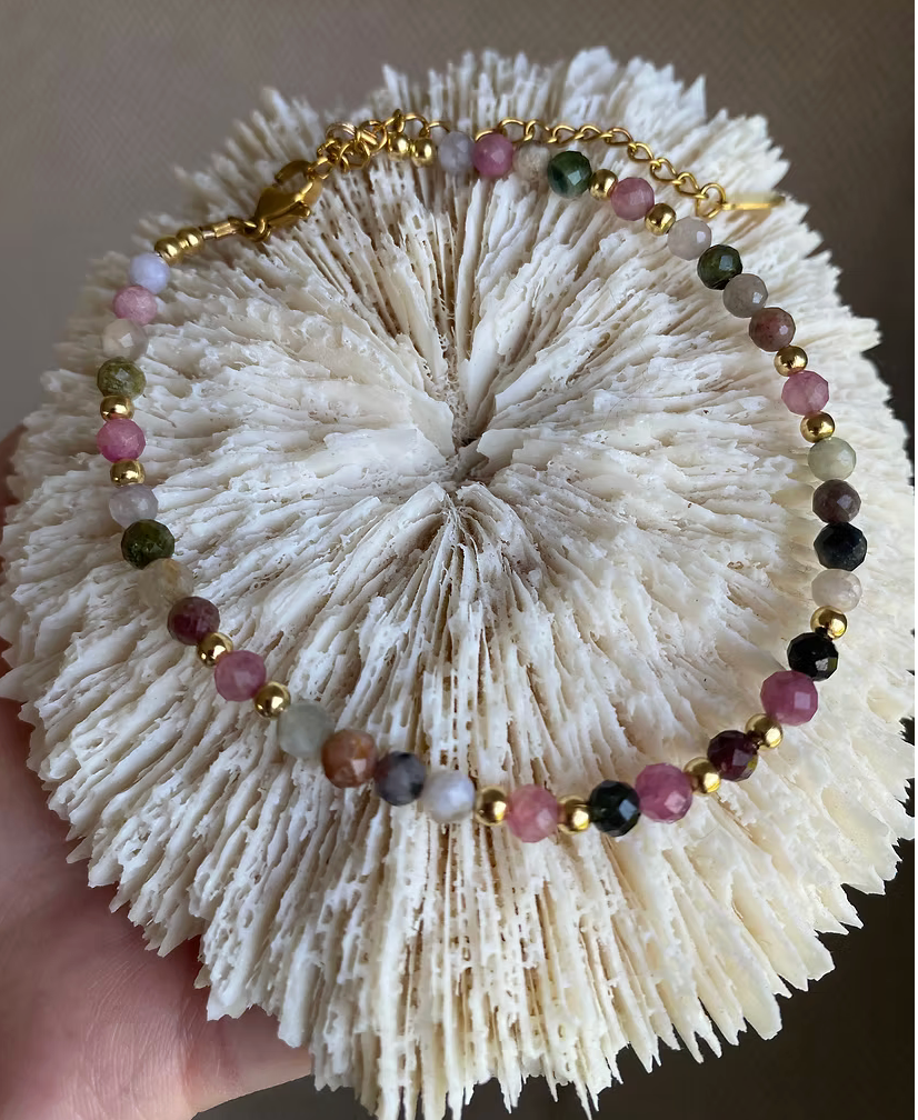 Bracelet Tourmaline multicolore