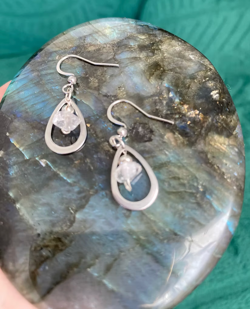 Boucles d’oreilles Diamants Herkimer
